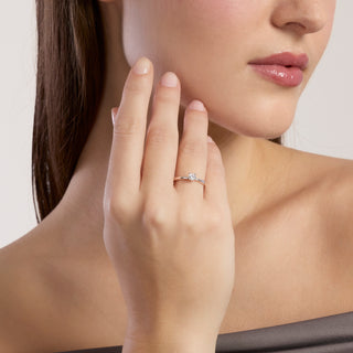 Anello solitario con diamante lab-grown 0,25 carati