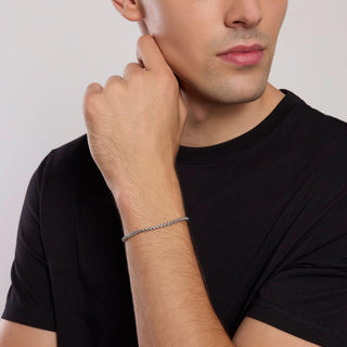 Bracciale uomo con catena veneta