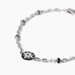 Bracciale regolabile con rosa dei venti