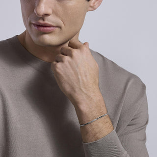 Bracciale con piastre e zirconi