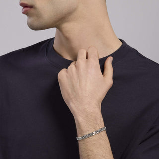Bracciale da uomo con catena groumette