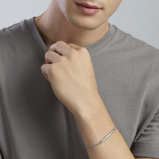 Bracciale con catena greca e piastra