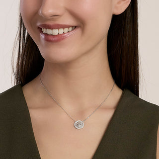 Girocollo in argento con ciondolo sole