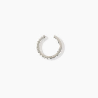 Orecchino ear cuff a cerchio piccolo con zirconi