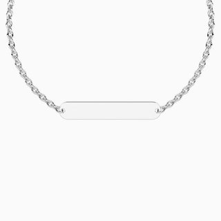 Bracciale Infinity con targhetta TAG